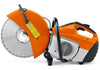 Vista frontale della troncatrice STIHL TS 500i