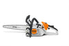 Primo piano catena motosega STIHL MS 151 C-E Carving