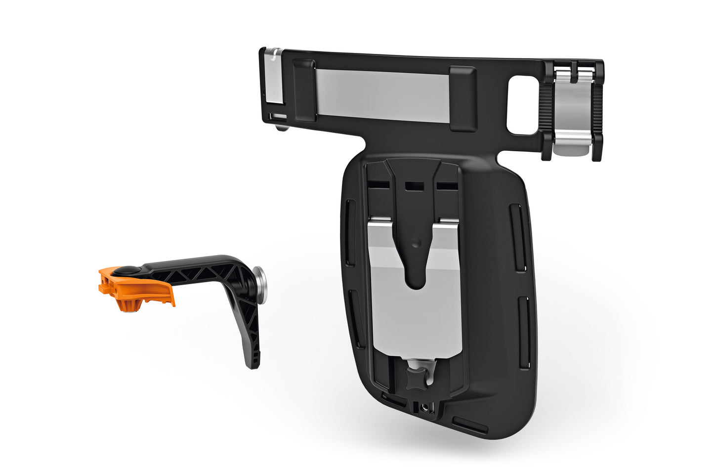 Sistema di trasporto comfort per soffiatori BGA 200 fissato a una cintura in vita per un utilizzo ergonomico