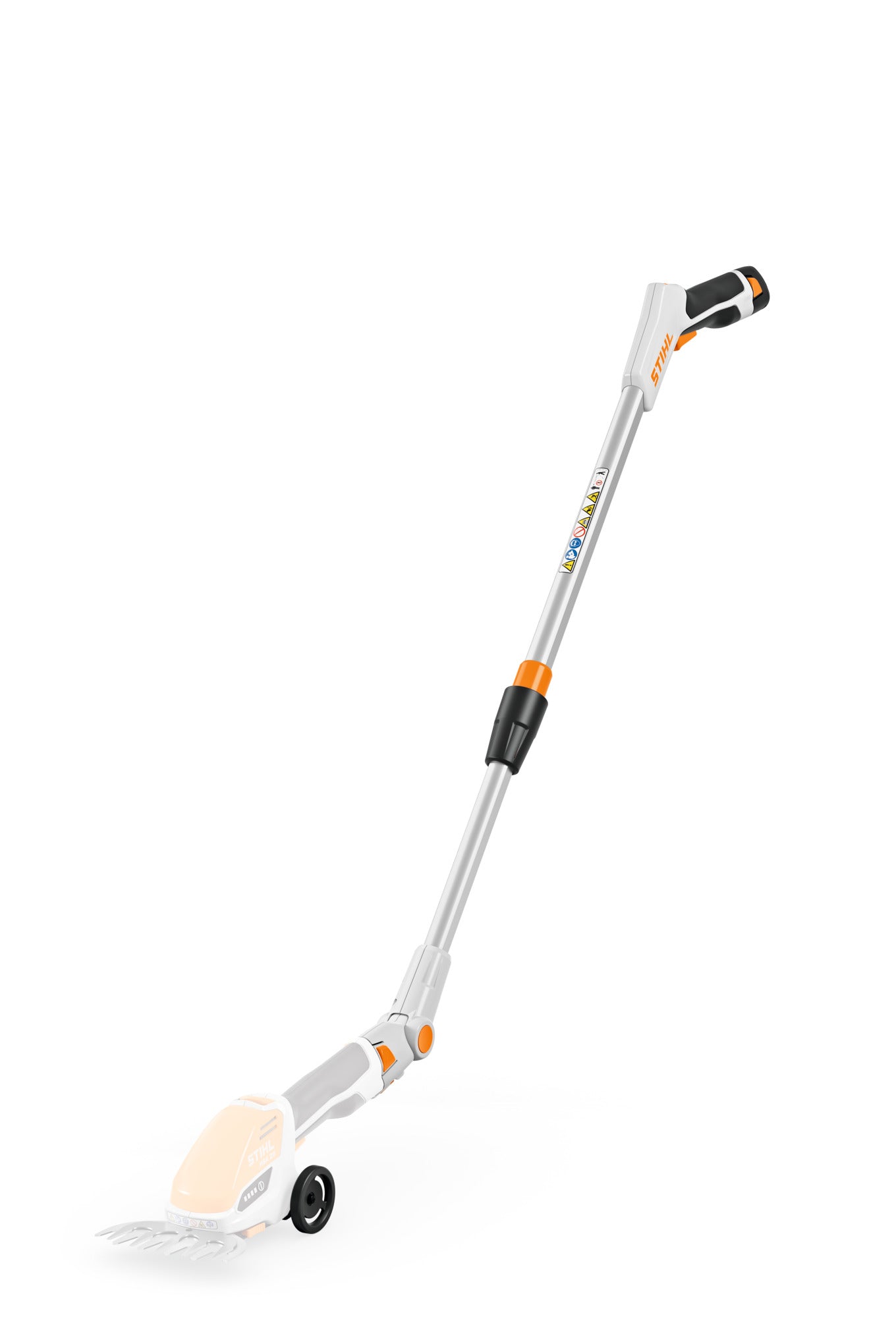 Asta Telescopica Stihl per HSA 26, visualizzazione completa con impugnatura morbida e rotelle scorrevoli.