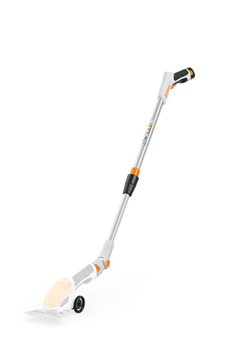 Asta Telescopica Stihl per HSA 26, visualizzazione completa con impugnatura morbida e rotelle scorrevoli.