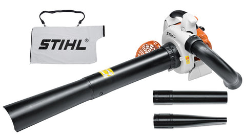 Immagine dell'aspiratore soffiatore trituratore SH 86 della Stihl in un contesto di utilizzo esterno