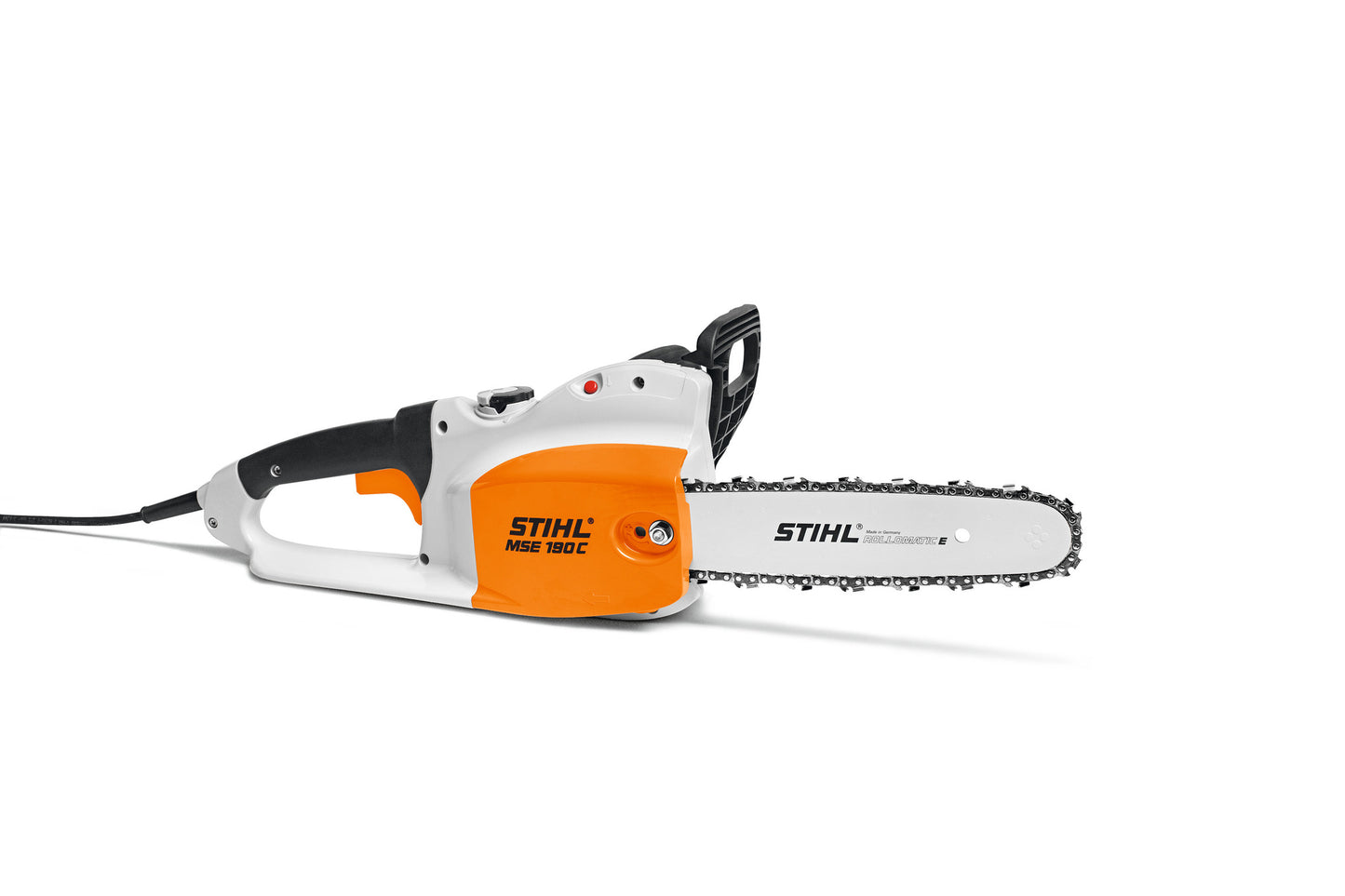 Vista laterale della motosega STIHL MSE 190 C-Q