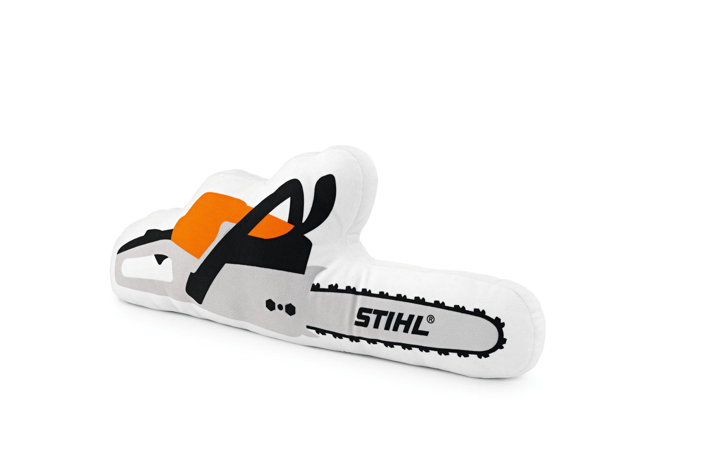 Cuscino a Forma di Motosega STIHL in morbido peluche