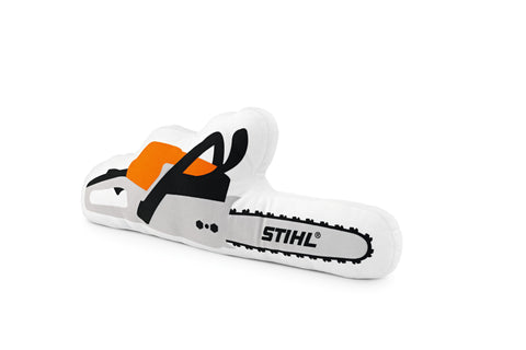 Cuscino a Forma di Motosega STIHL in morbido peluche