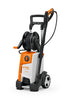 Dettaglio del motore e design compatto della STIHL RE 120 PLUS