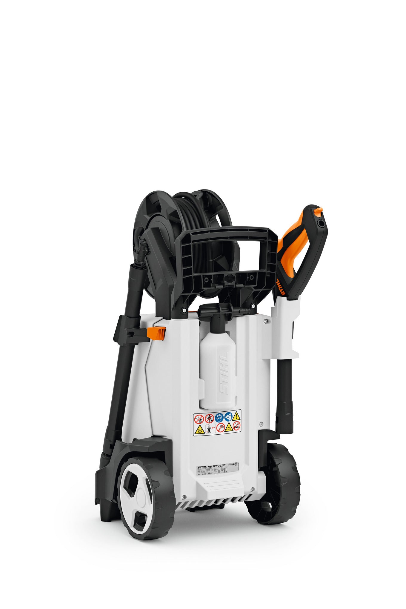 Sistema di avvolgitubo integrato nella STIHL RE 120 PLUS