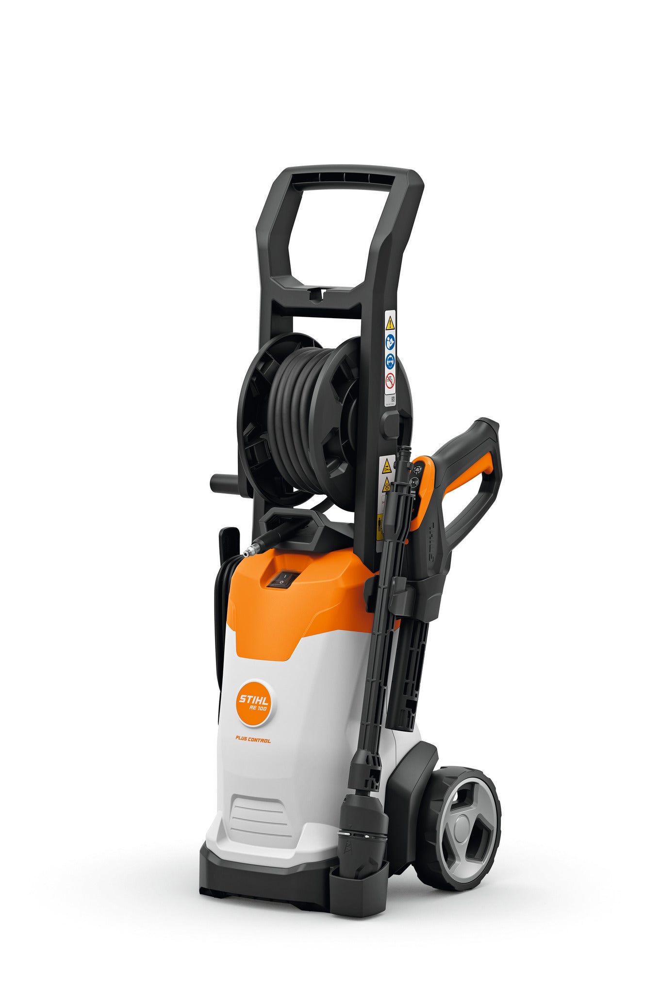 Dettaglio della pistola ad alta pressione dell'idropulitrice Stihl RE 100 PLUS Control