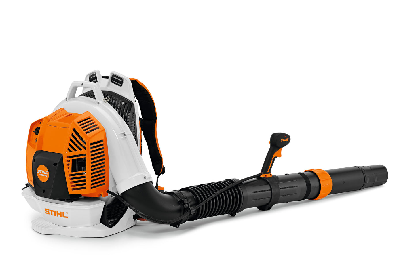 Vista frontale del soffiatore spalleggiato Stihl BR 800 CE