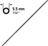 Lima per affilatura catene motosega da 5.5 mm (7/32 pollici), utensile per manutenzione catene sega, accessorio per affilare denti catena, lima rotonda in acciaio resistente, strumento per giardinaggio, taglio legna e lavori forestali.