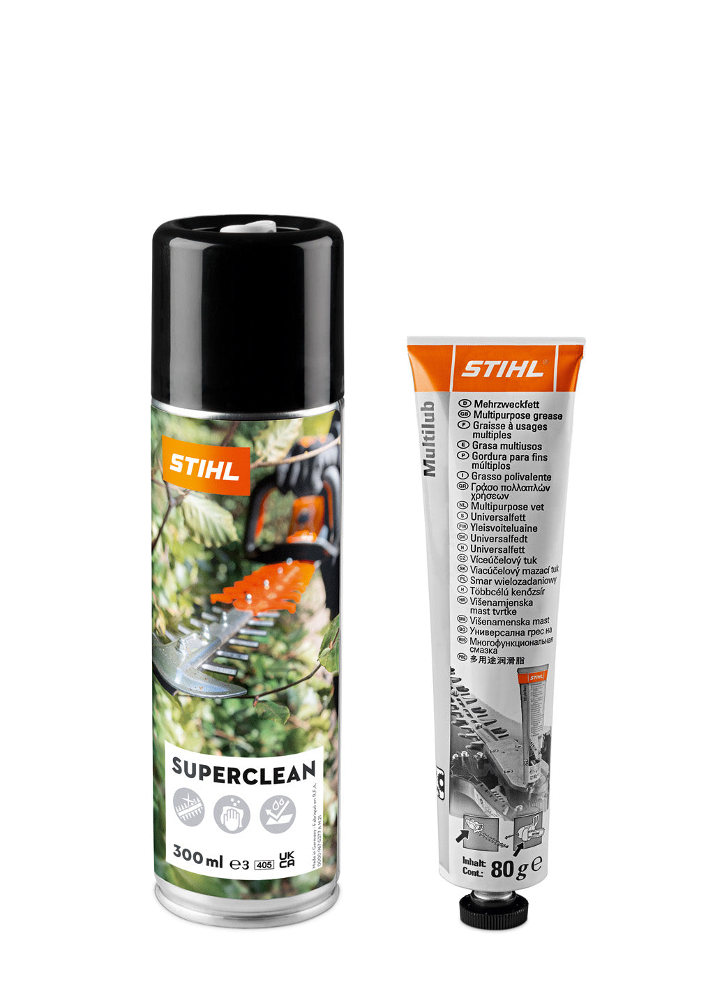 Kit Manutenzione Decespugliatori - HS Plus di Stihl, prodotti per la cura e pulizia efficienti di tagliasiepi