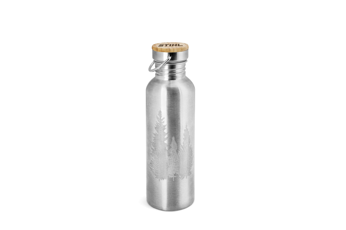 Borraccia in acciaio inox nera Stihl da 750 ml per attività outdoor