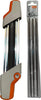 Affilatore per catena di motosega STIHL con tre lime incluse, modello 7010 871 0398, dimensioni 200 x 5,2 mm (7 7/8 x 13/64 pollici). Strumento essenziale per la manutenzione delle motoseghe, garantisce un'affilatura precisa e duratura.