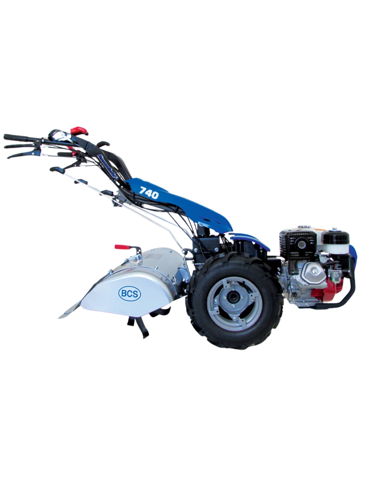 Motocoltivatore BCS PowerSafe 740 con ruote e attrezzo anteriore