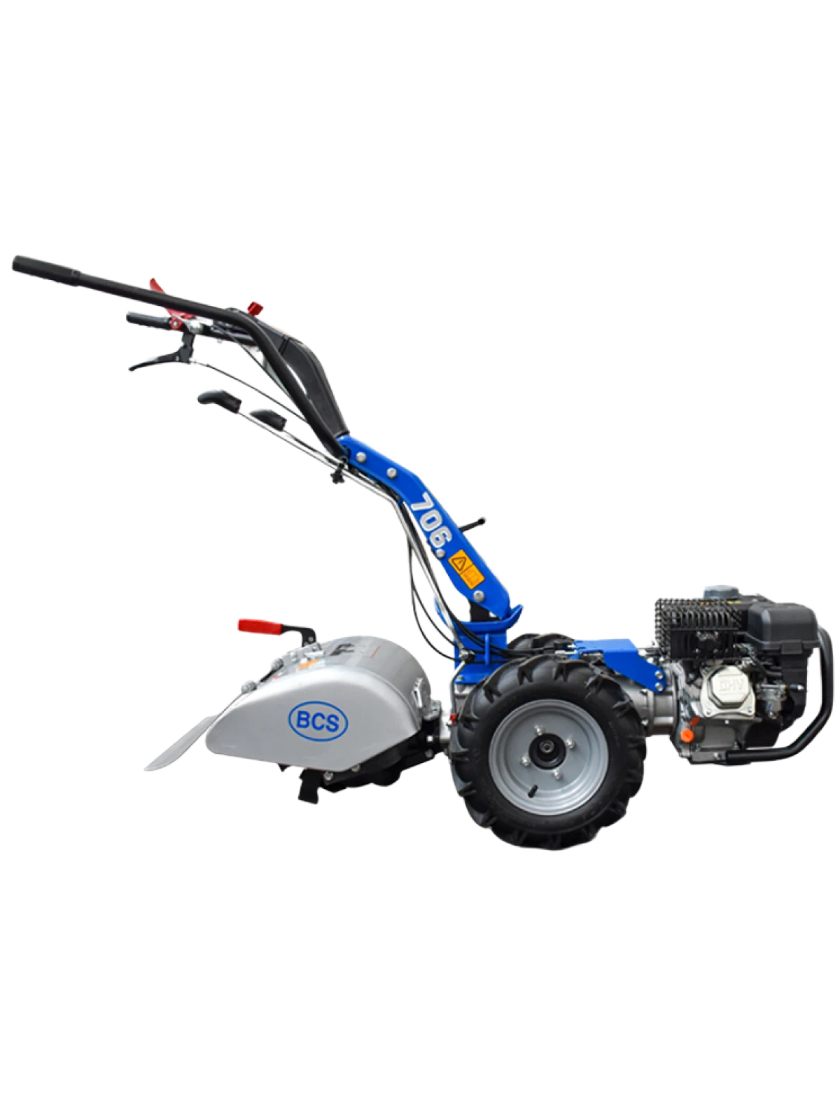 Motocoltivatore BCS SmartSafe 706 con struttura robusta, motore affidabile e design innovativo.