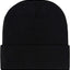 Berretto nero unisex in maglia di lana, stile beanie, ideale per l'inverno. Cappello caldo e confortevole, perfetto per proteggersi dal freddo. Accessorio alla moda per uomo e donna, adatto per attività all'aperto e casual.