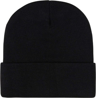 Berretto nero unisex in maglia di lana, stile beanie, ideale per l'inverno. Cappello caldo e confortevole, perfetto per proteggersi dal freddo. Accessorio alla moda per uomo e donna, adatto per attività all'aperto e casual.