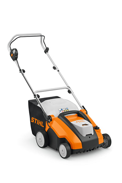 Arieggiatore a Batteria STIHL RLA 240 visto di profilo laterale