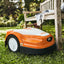Robot tosaerba Stihl RMI 422 PC durante il taglio del prato