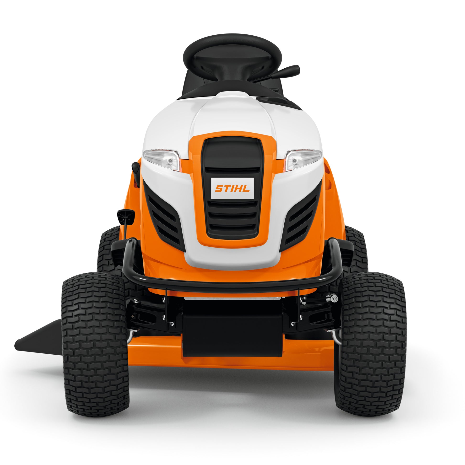 Particolare del sedile regolabile del trattorino STIHL RT 4112 SZ