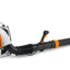 Vista frontale del soffiatore spalleggiato Stihl BR 450 con design ergonomico