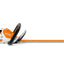 Vista laterale tagliasiepi STIHL HSA 45 in giardino