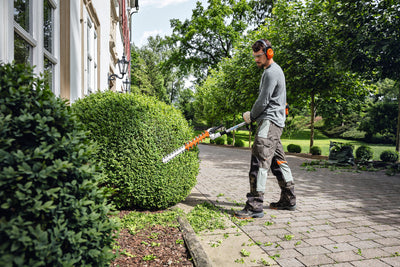 Dettaglio della lama doppia del tagliasiepi STIHL HL 91 KCE