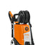 Dettaglio del vano portaoggetti dell'idropulitrice Stihl RE 120