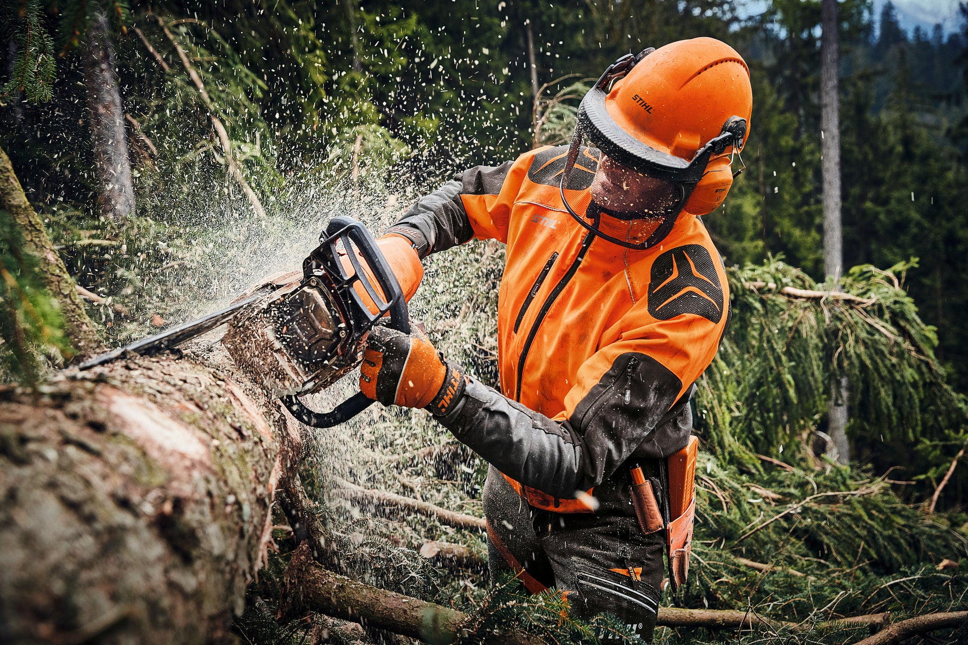 Dettaglio motore motosega STIHL MS 462 C-M