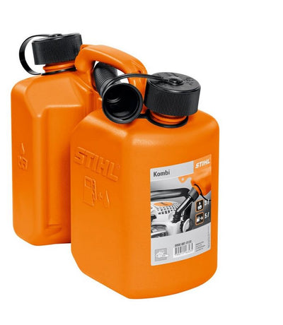 Tanica Combinata - Arancio 3L Carburante 1,5L Olio Catena