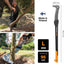 Ascia Fiskars XA23 per taglio rami e cespugli, 95 cm, misura L, made in Finland. Lama affilata per taglio efficiente, impugnatura ergonomica. Ideale per giardinaggio e lavori forestali. Dimensioni: 94,3 cm x 13,2 cm.