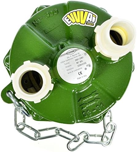 Pompa sommersa Evviva MT-300, verde, con attacco a catena, etichetta tecnica visibile, ideale per il pompaggio di liquidi, applicazioni industriali e agricole. Design robusto e resistente, facile da installare e mantenere.