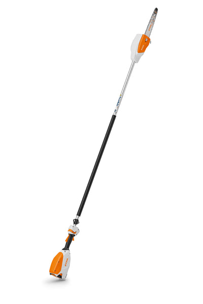 Primo piano del potatore a batteria STIHL HTA 66